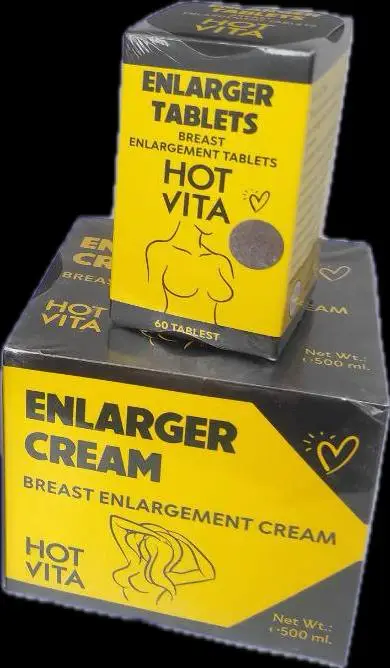 پکیج حجم دهنده سینه هات ویتا شامل قرص و کرم