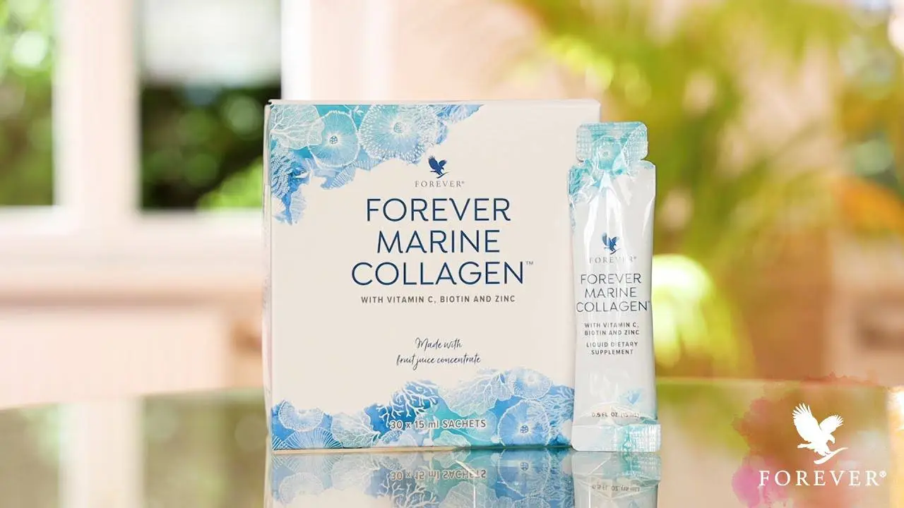 مارین کلاژن فوراور مکمل کلاژن دریایی برای جوان‌سازی پوست  2. Forever Marine Collagen محصول اصل فوراور لیوینگ