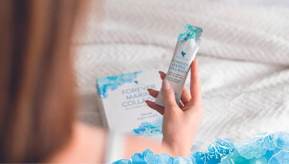 مارین کلاژن فوراور مکمل کلاژن دریایی برای جوان‌سازی پوست  2. Forever Marine Collagen محصول اصل فوراور لیوینگ